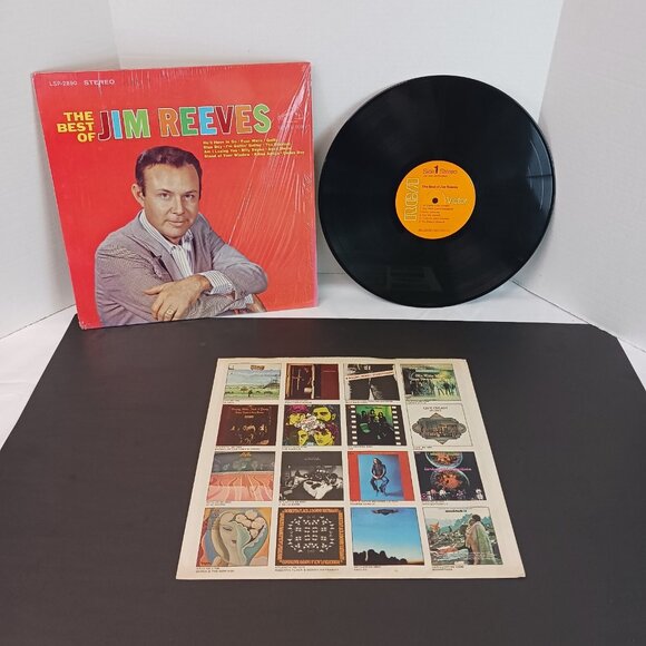 The Best of Jim Reeves Vinyl Record VTG 1964 MCM LSP 2890 RCA 12" Stereo VG+ - Picture 1 of 12